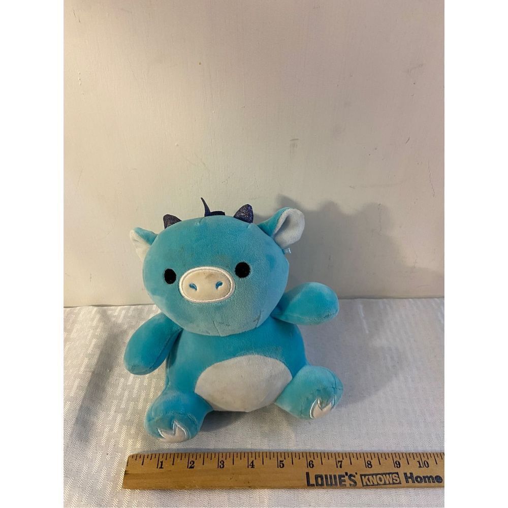 Squish-mallow 8” blue dragon‎